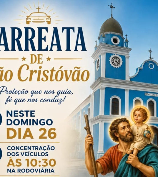 Carreata de São Cristóvão será realizada neste domingo com bênção dos veículos em Araçariguama