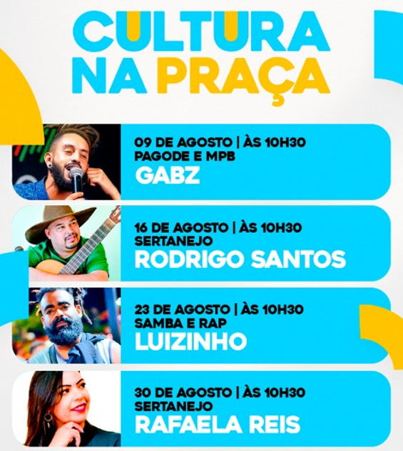Cultura na Praça movimenta Mairinque com atrações musicais gratuitas
