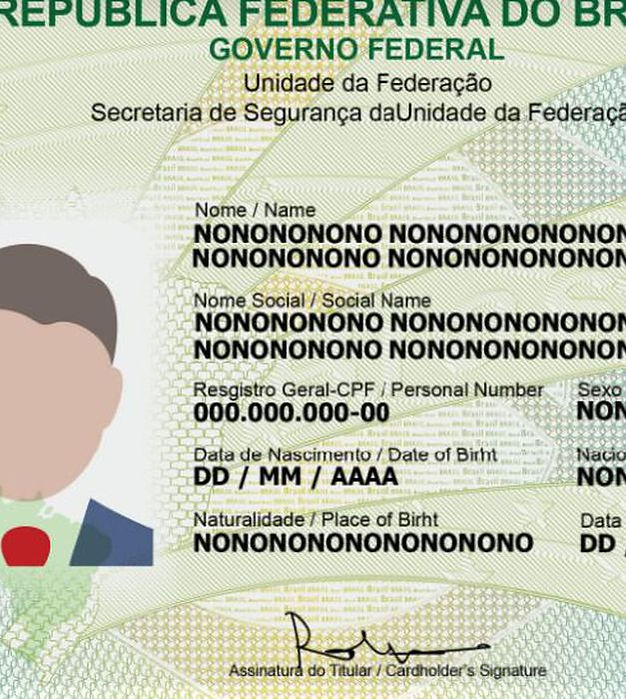 Nova carteira de identidade será emitida sem informação sobre sexo