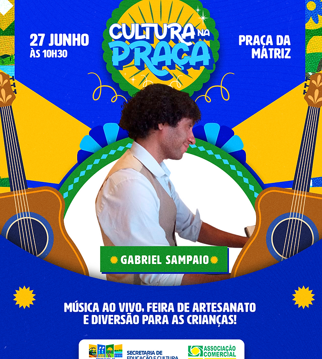 Cultura na Praça movimenta o Centro de Mairinque neste sábado,  27