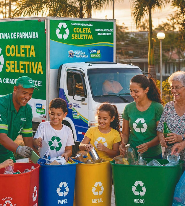 Prefeitura de Santana de Parnaíba amplia a coleta seletiva para 100% da cidade
