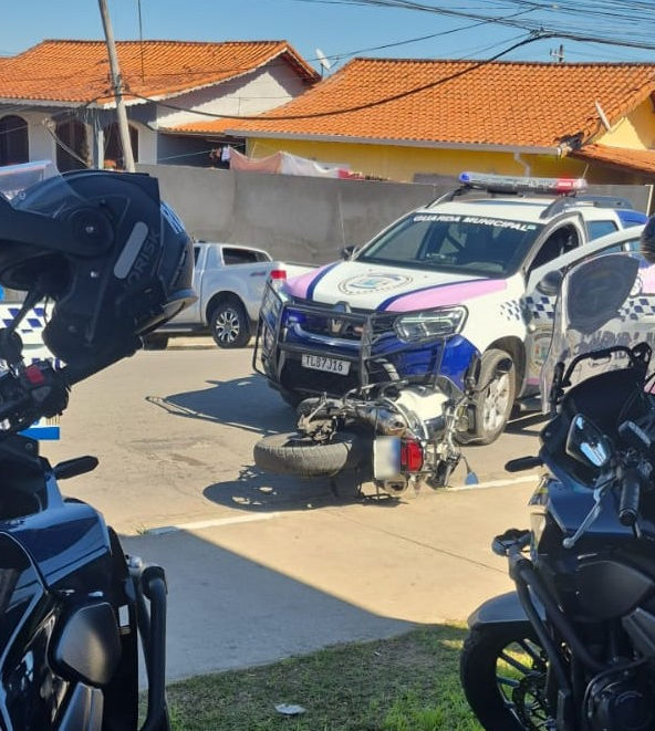 Perseguição da GCM termina com motoqueiro preso em Vargem Grande Paulista