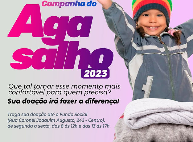 Araçariguama: Campanha do Agasalho 2023 está arrecadando cobertores e agasalhos