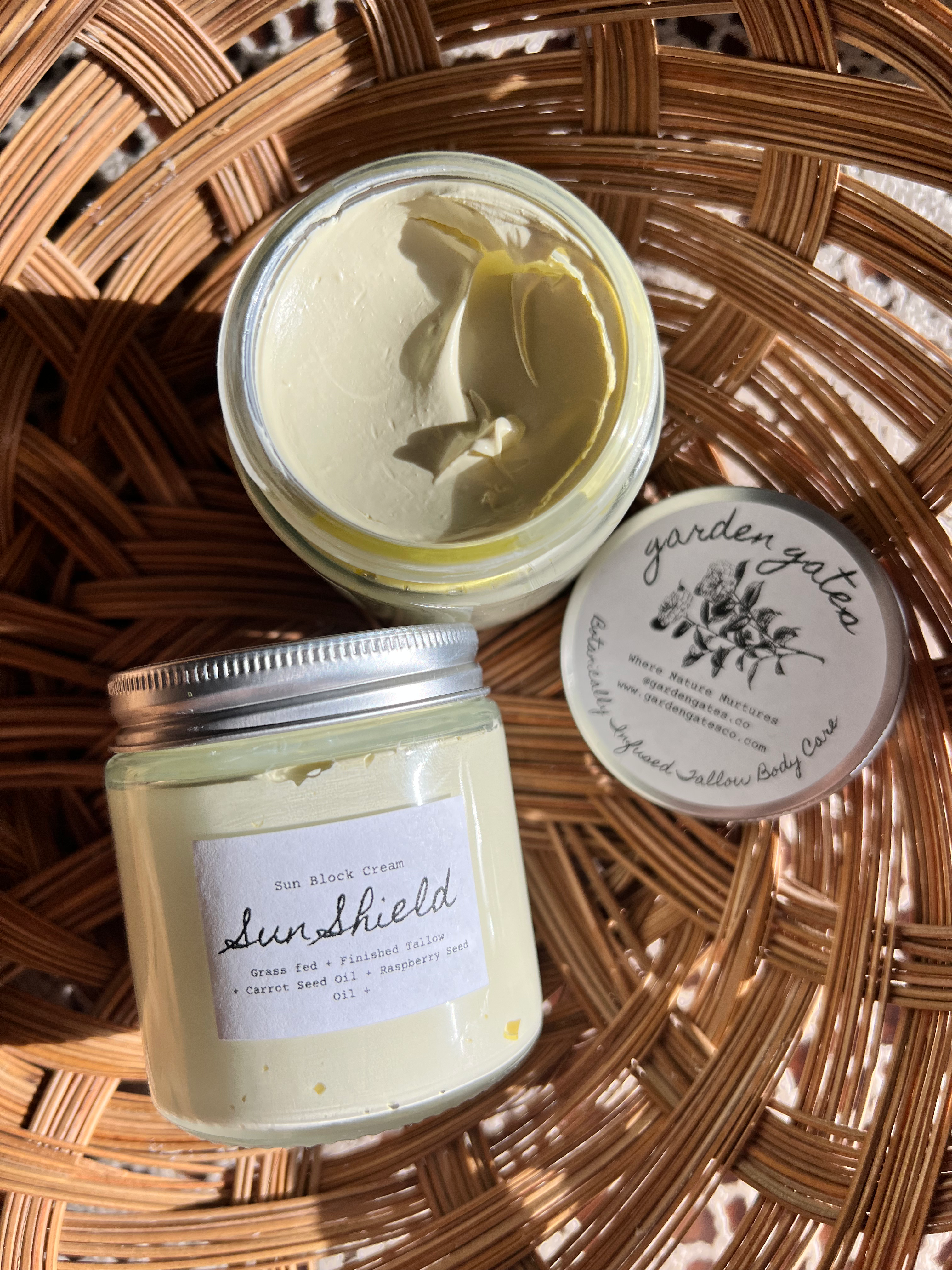 Sun shield tallow cream