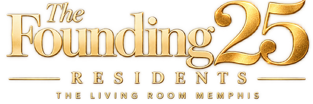 Founding 25 Text Logo