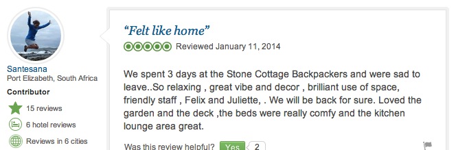 Stone Cottage Plettenberg Bay Self Catering Accommodation