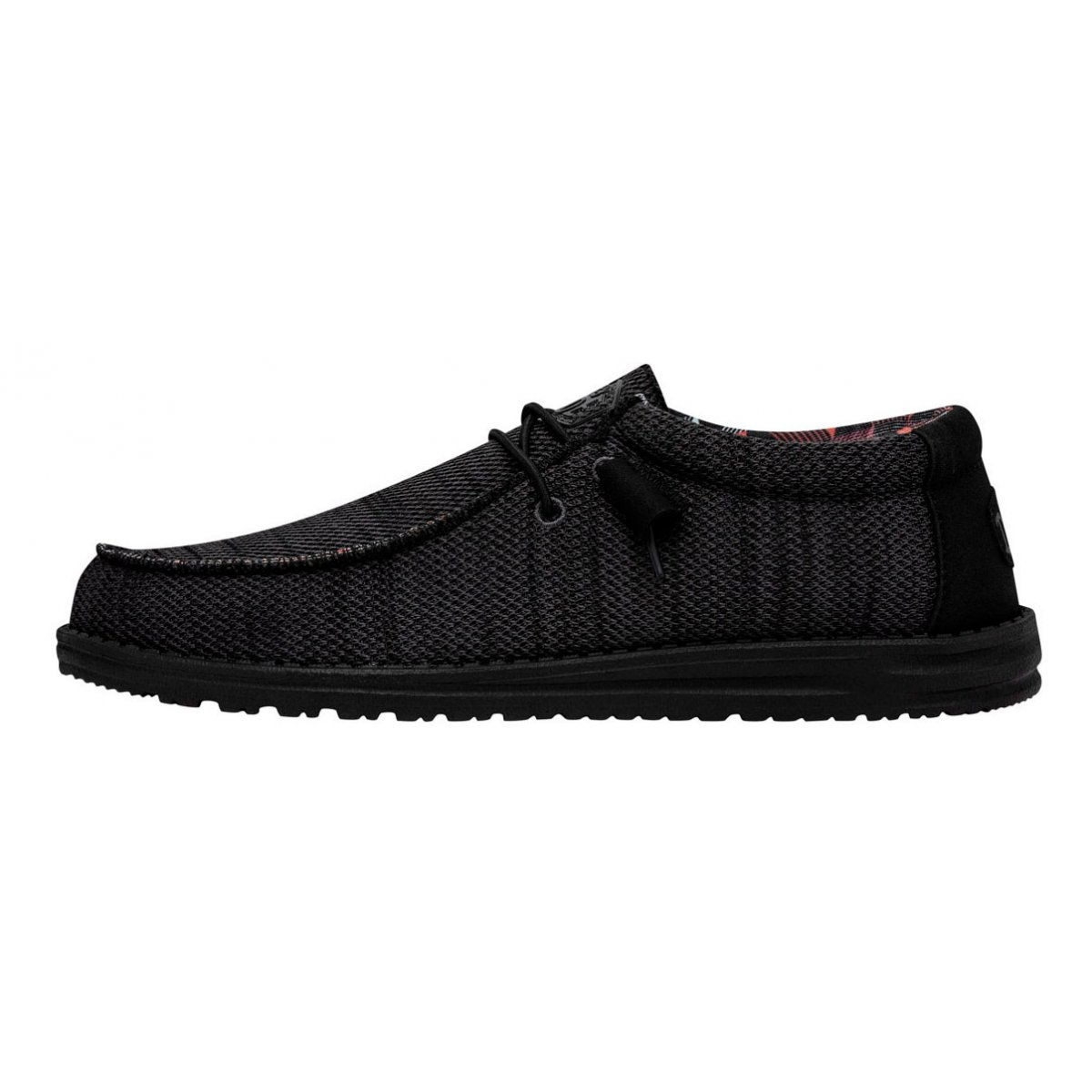 HEY DUDE WALLY SOX JET BLACK