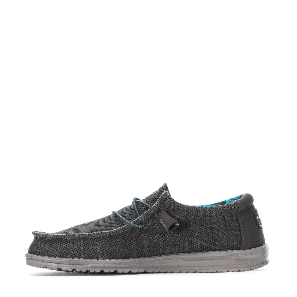HEY DUDE WALLY SOX CHARCOAL