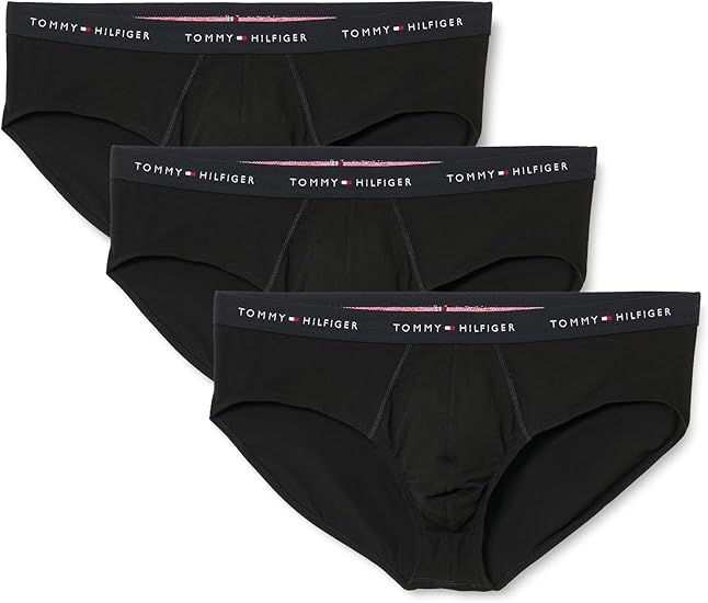 TOMMY HILFIGER Uomo Slip Hipster Confezione da 3