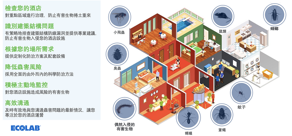 蟲害防治綠色實驗室飯店旅宿業保護方案