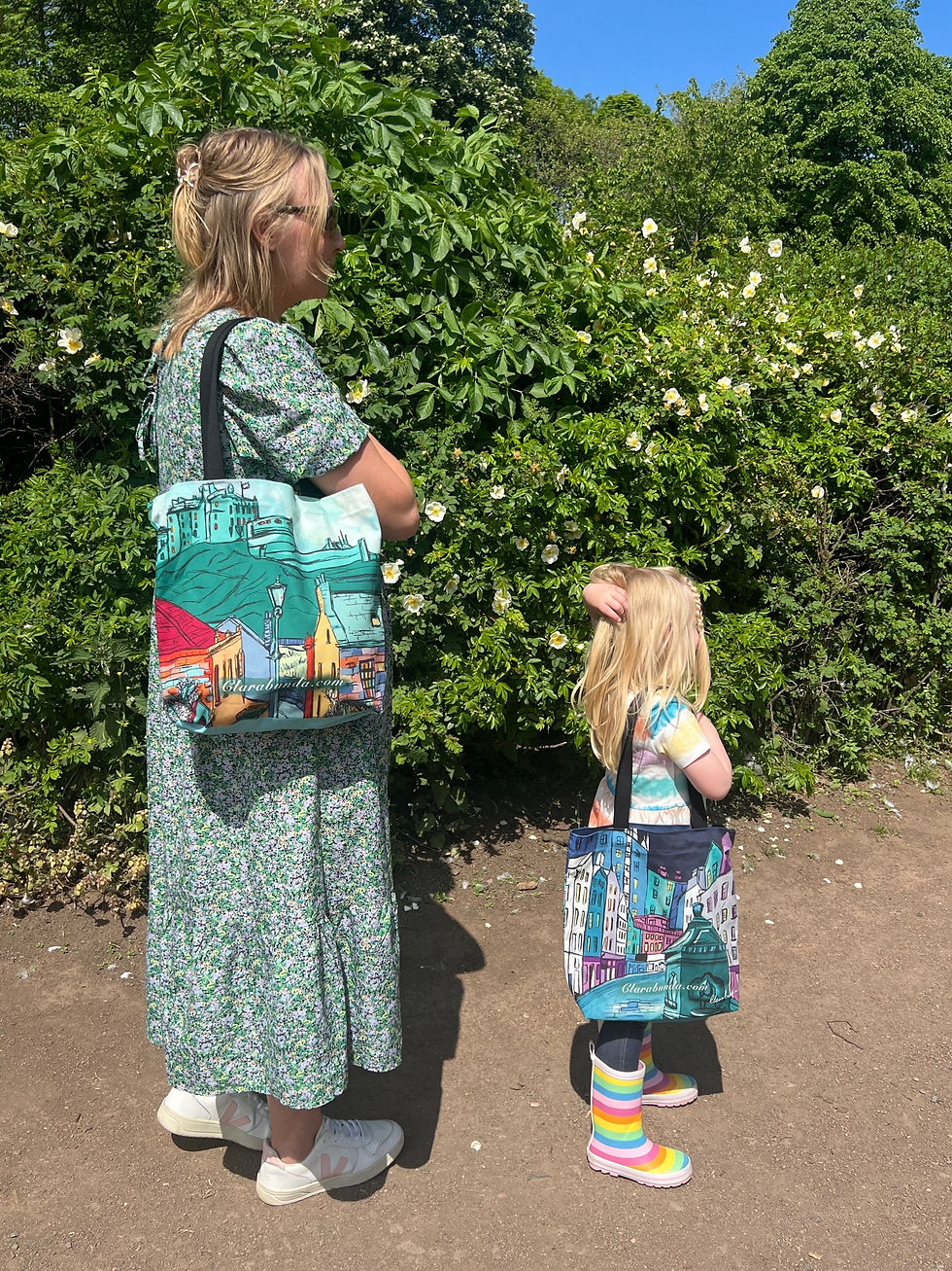 Thumbnail: Greyfriars Bobby & Vennel cotton tote bag