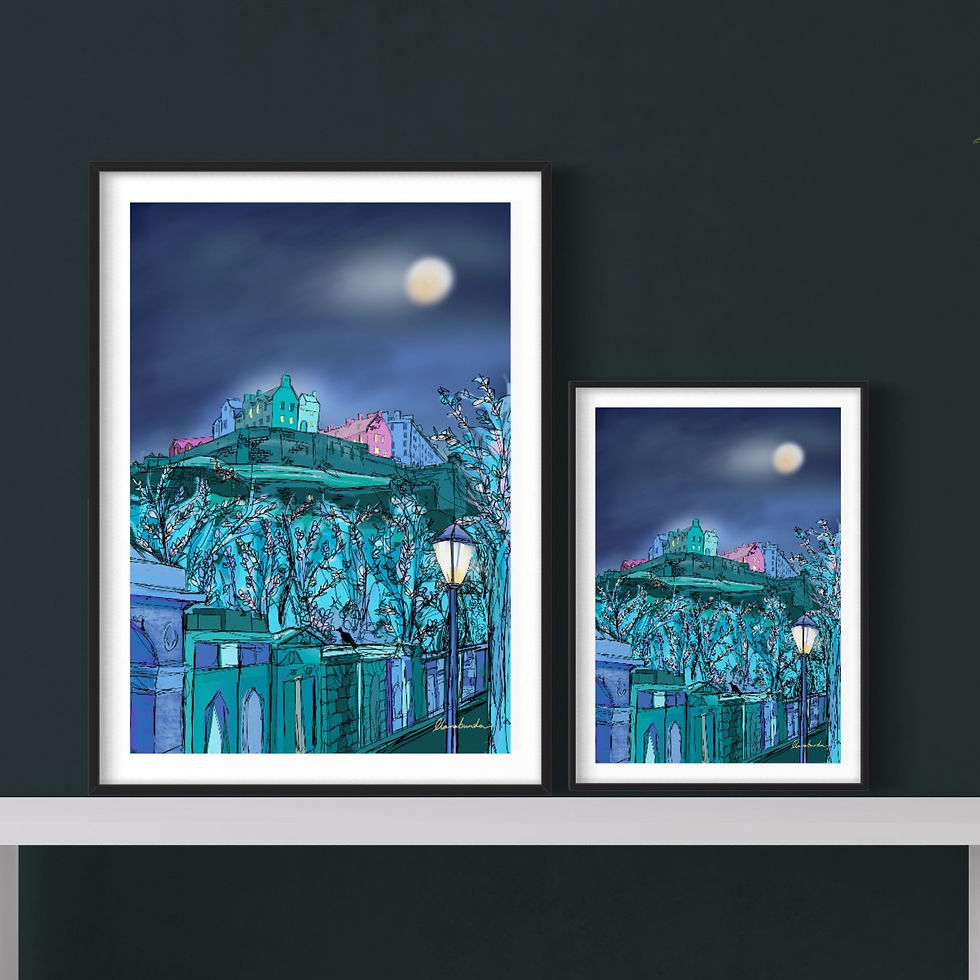 Edinburgh Castle Print
