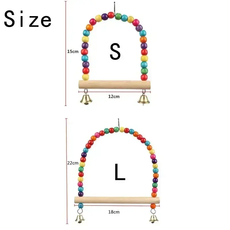 Thumbnail: Wooden Bird Swing Toy