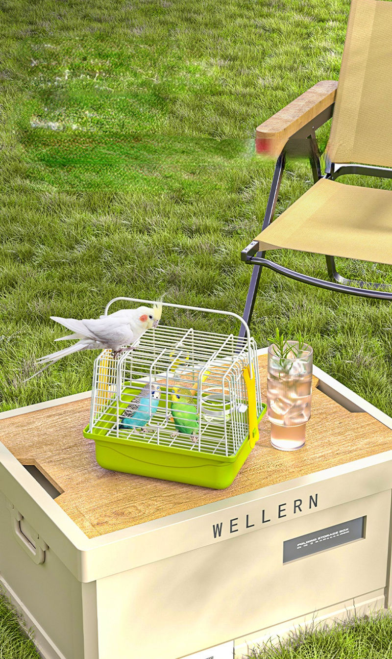 Thumbnail: Portable Bird Carrier Travel Cage