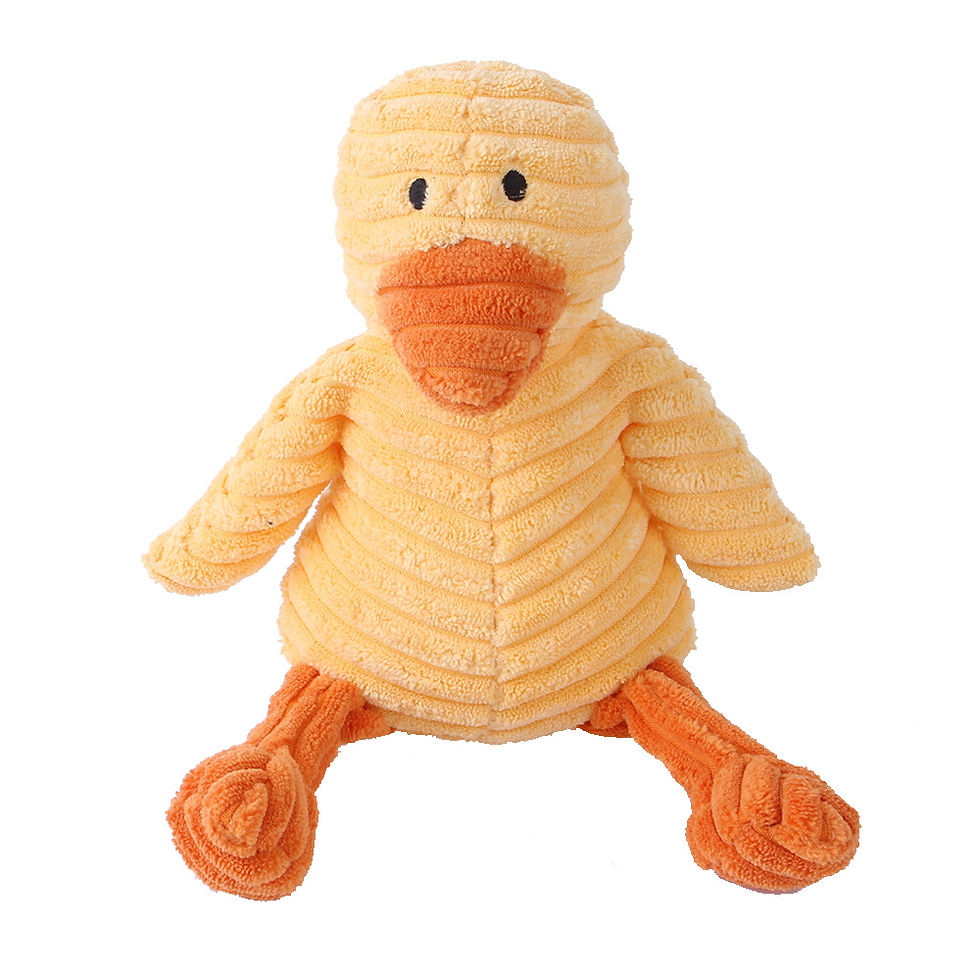 Thumbnail: SnuggleSqueak Plush Dog Toy