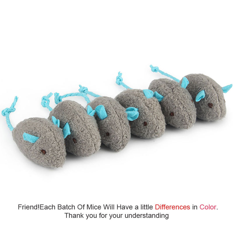 Thumbnail: Catnip Plush Mouse Toy Set