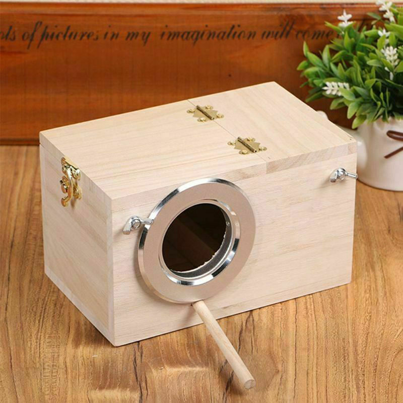 Thumbnail: Wooden Bird Nesting Box