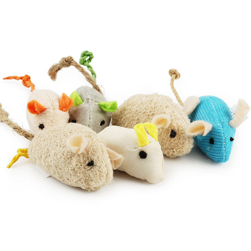 Thumbnail: Catnip Plush Mouse Toy Set