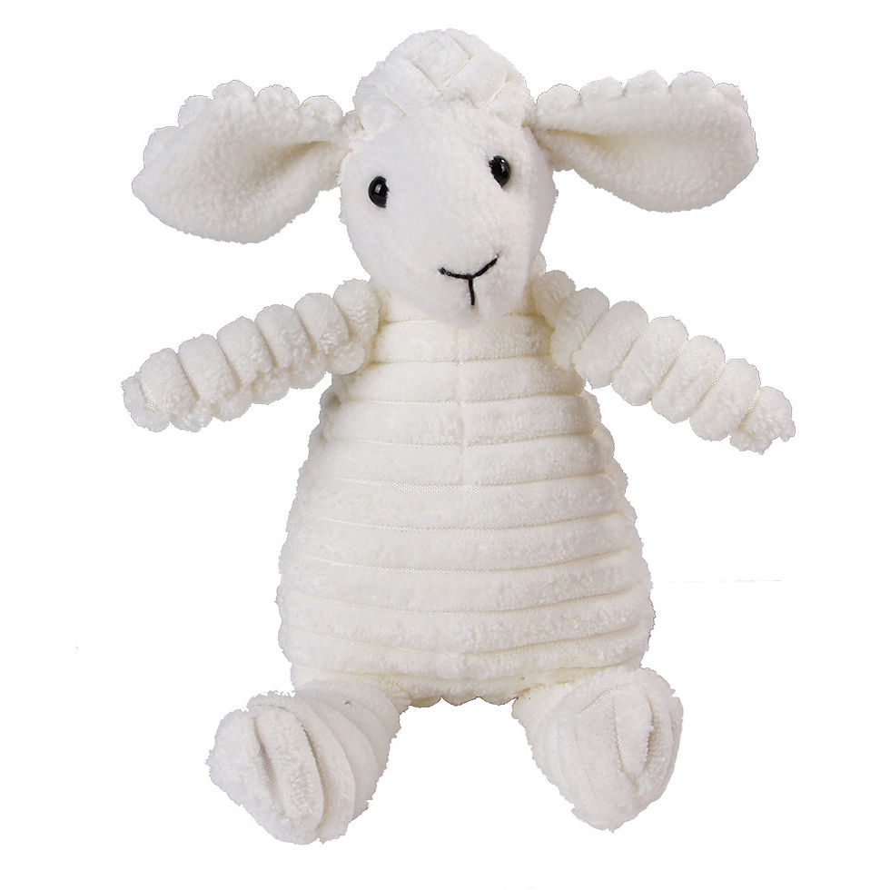 Thumbnail: SnuggleSqueak Plush Dog Toy