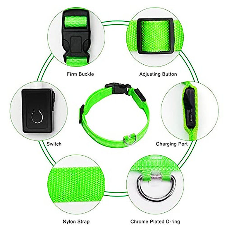 Thumbnail: GlowSafe Rechargeable Dog Collar