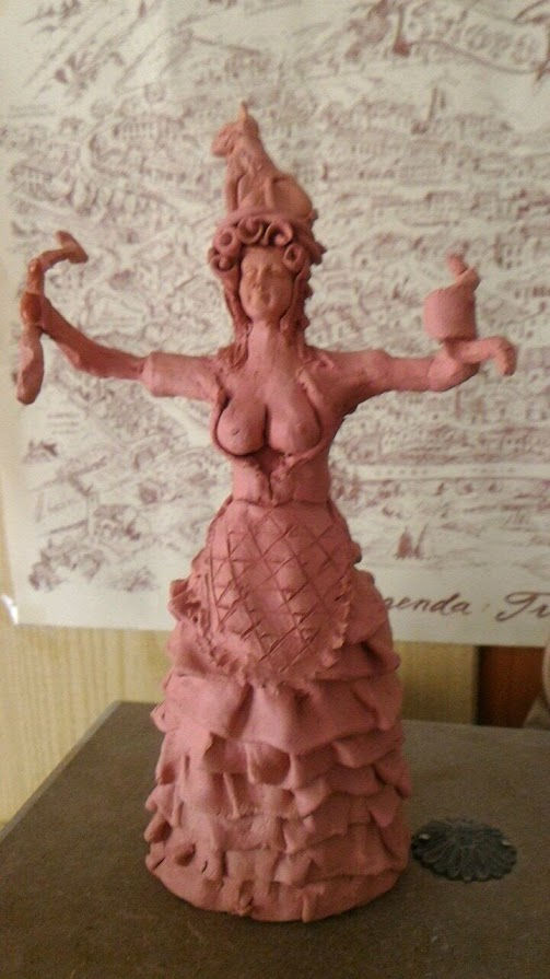 Miniatura: Statuetta della Madre dei Serpenti