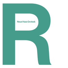 Font of this site - Neue Haas Grotesk 