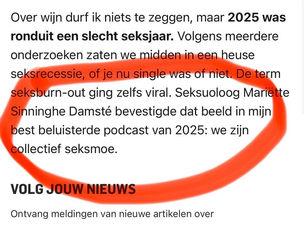 Zijn we collectief seksmoe?
