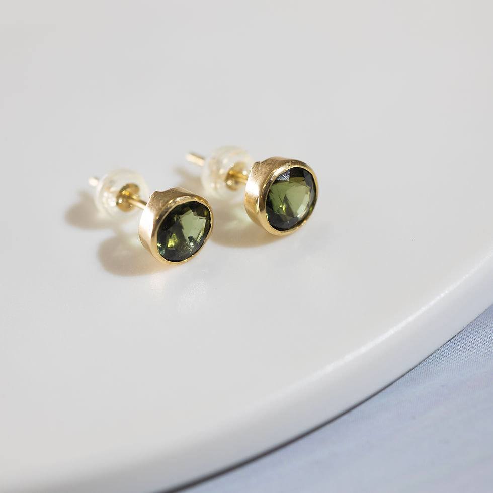 Peridot Studs