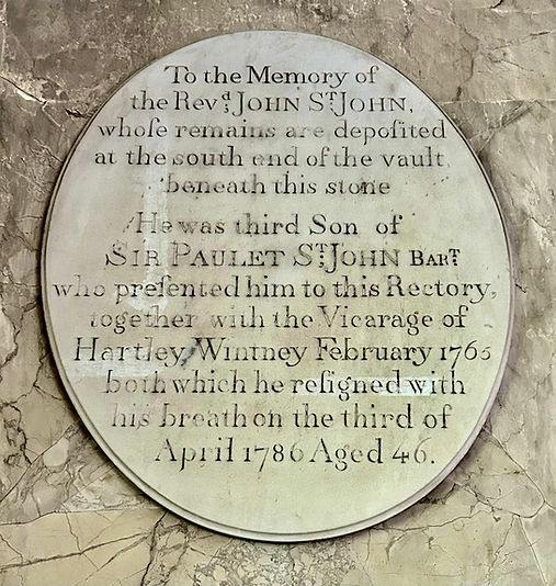 John St John memorial Farley Chamberlayne