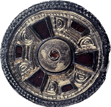 Ampfield disc brooch