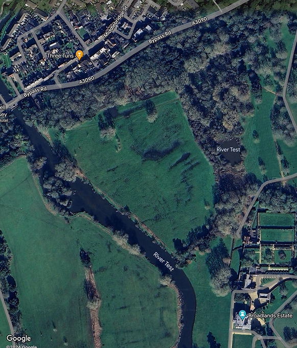 Eny field Romsey Google satellite view