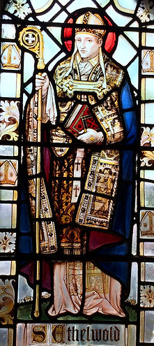 St Æthelwold in St Swithun-Upon-Kingsgate church, Winchester