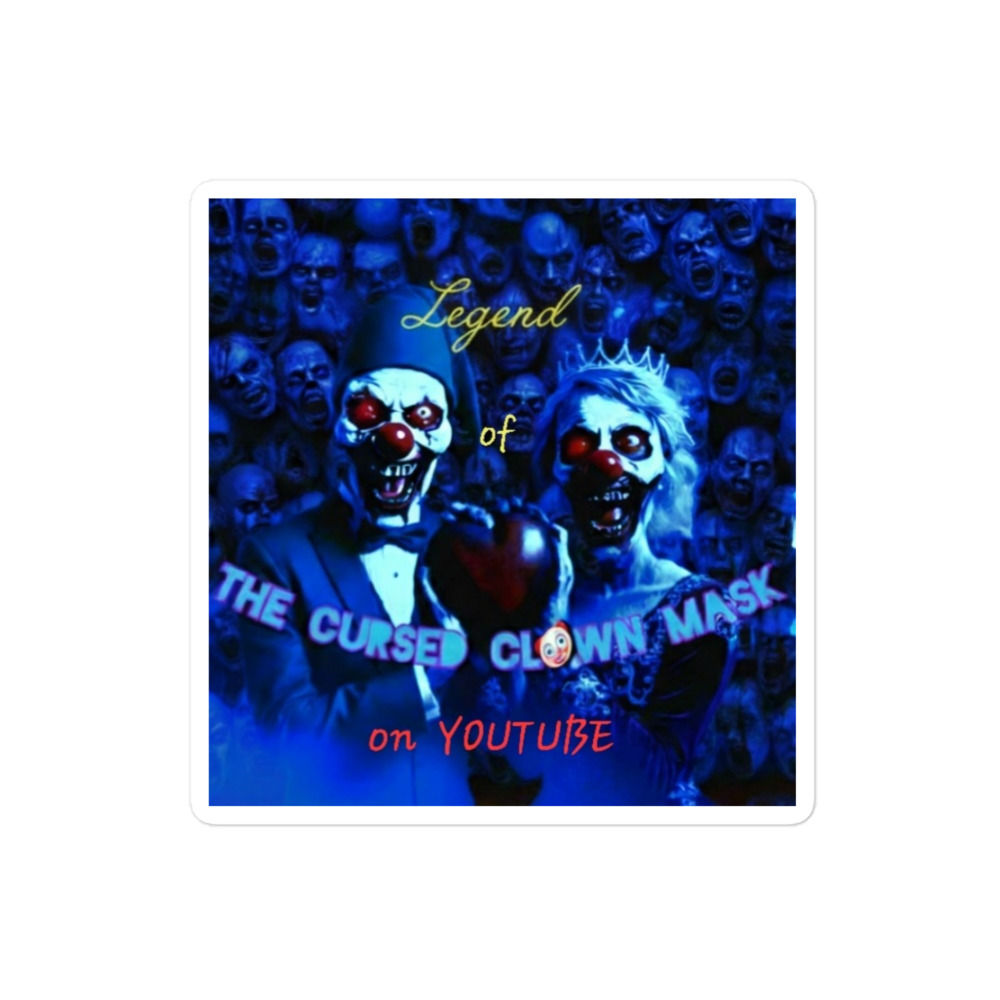 Legend of the Cursed Clown Mask - sticker