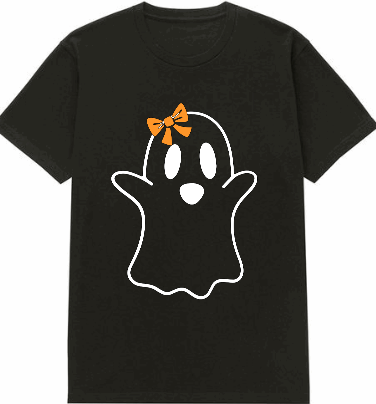 Halloween Ghost Bow T-Shirt