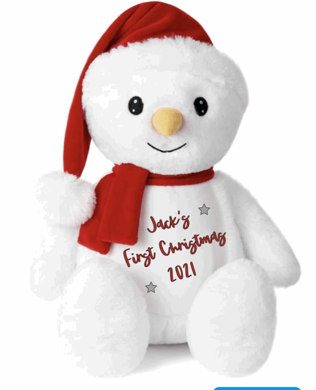 First Christmas SnowmanTeddy