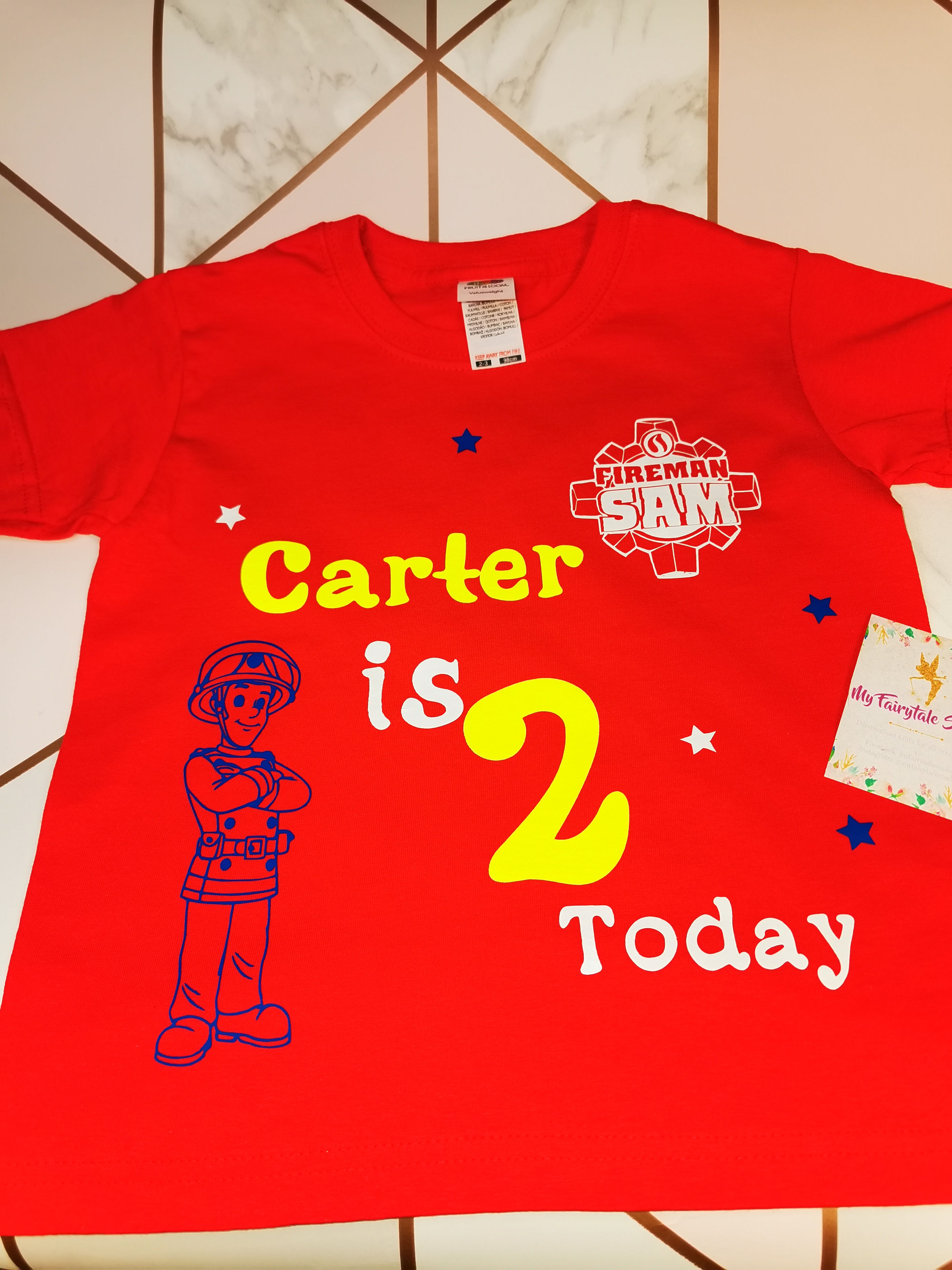 Fireman Sam Birthday T-Shirt