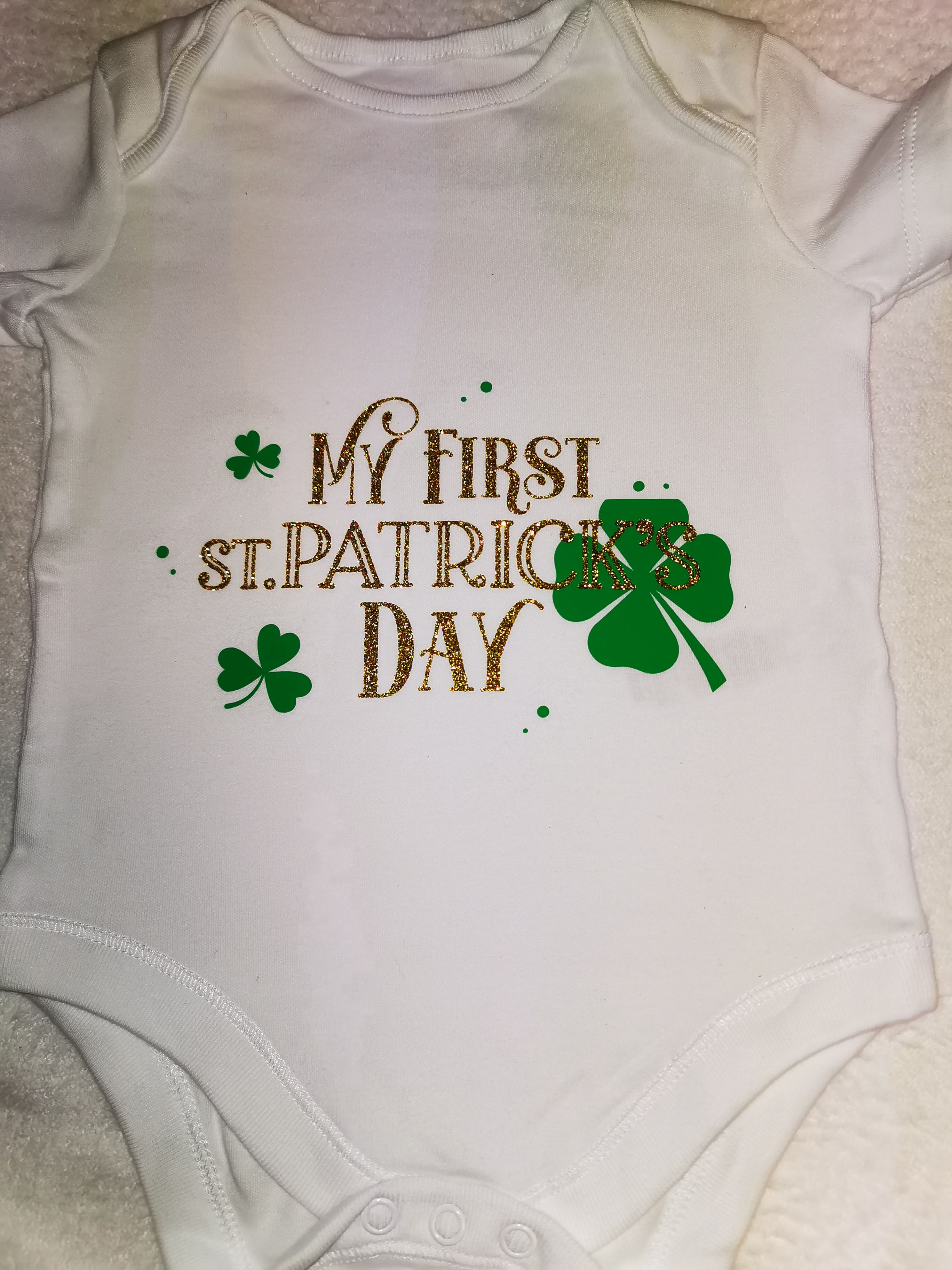 My 1st St. Patrick's Day Babyvest
