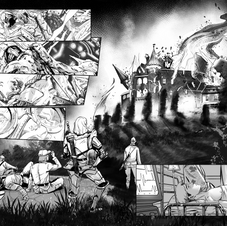 pagina, tavola, page, line art, grayscale, ironace, giacomo pilato, pilato, jack pilato