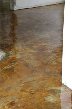 Acid stain Toffee Caramel