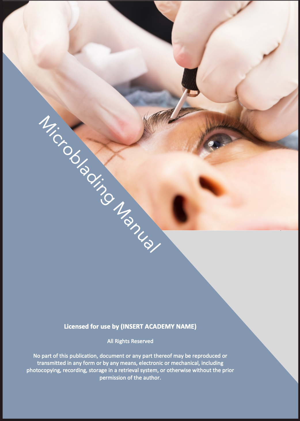 Microblading Editable Training Manual