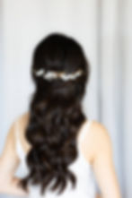 GLORIA | GOLD BEADED FLORAL BRIDAL HAIR COMB