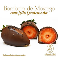 Doce Bombom de Morango