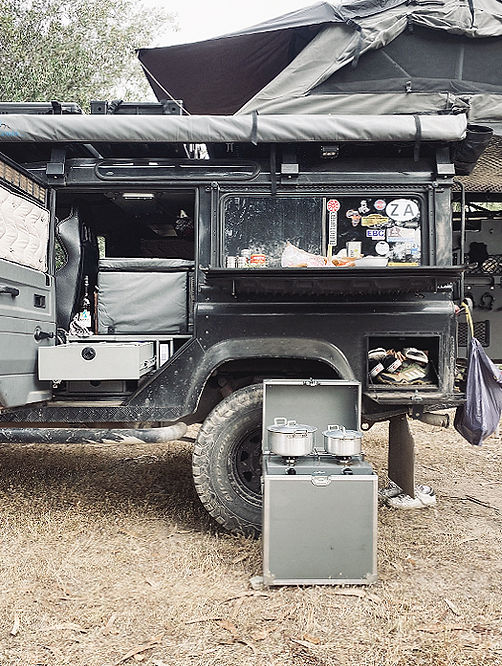 Gravel and Salt - Defender 110 TD5 adorned for adventure with overlanding gear. Rugged elegance in a single frame