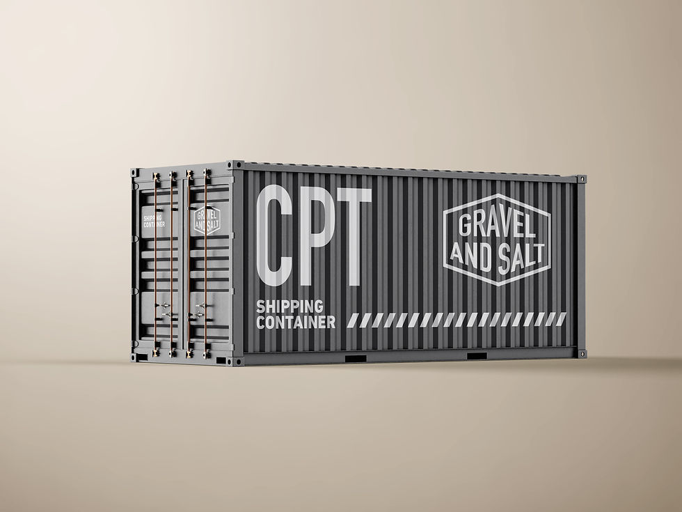 GRAVEL AND SALT - container shipping