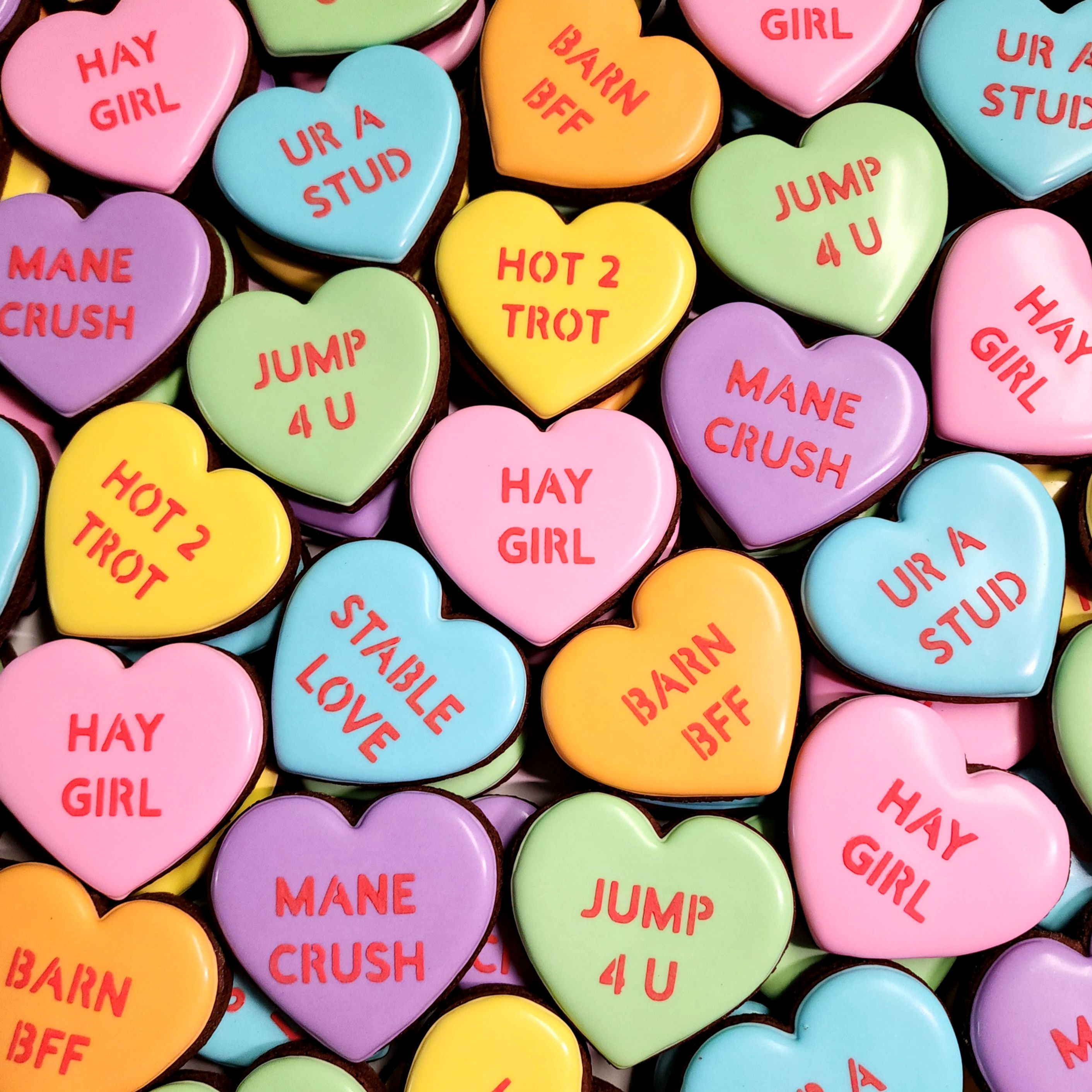 Equestrian Conversation Hearts