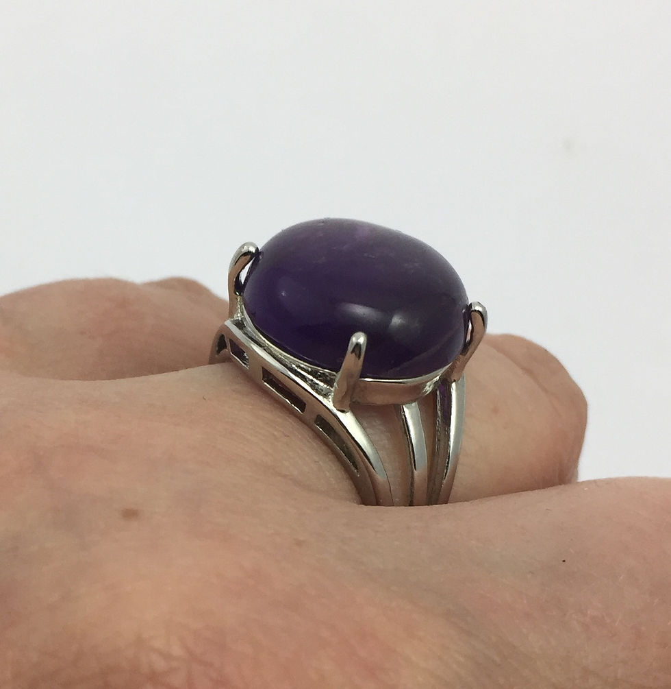 Miniatura: Anillo Amatista Adap