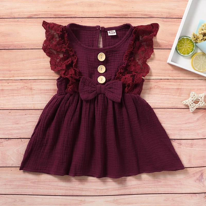 Lace Burgundy Dress