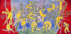 2 Music and Dance 1999 8'x15'