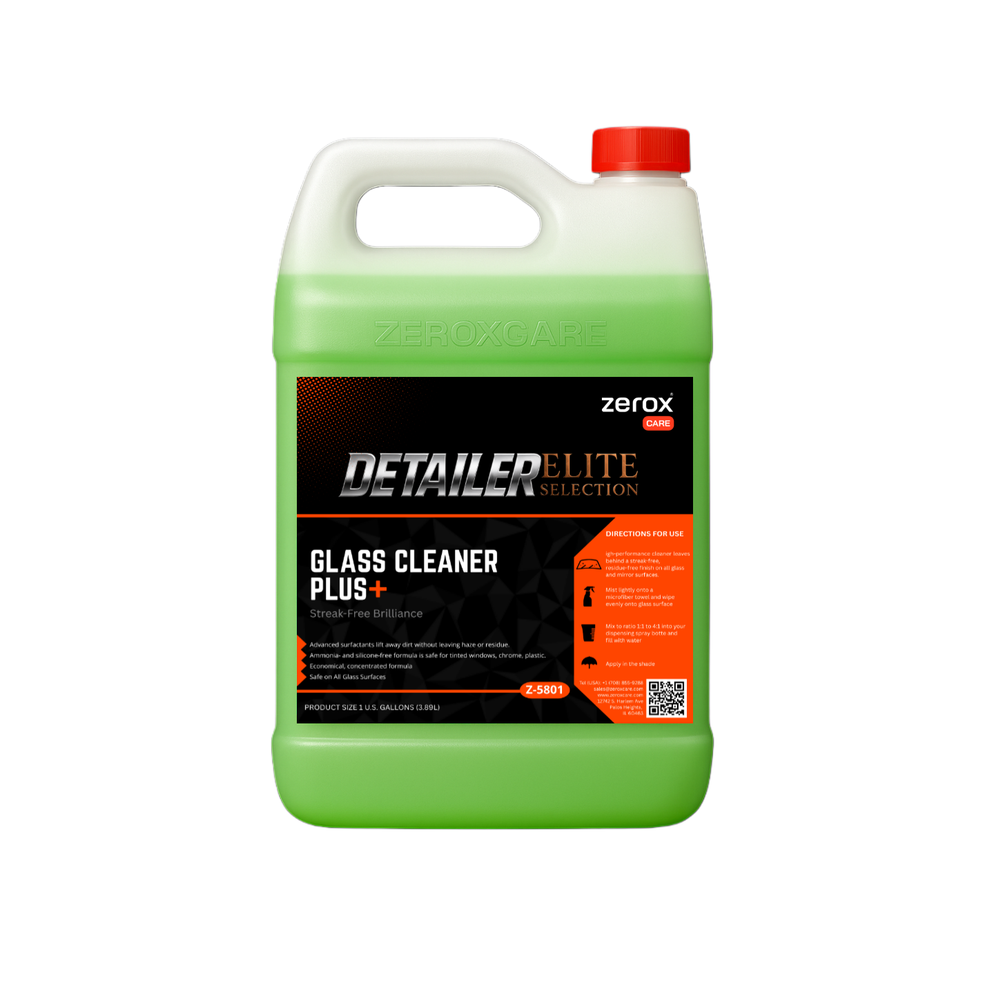 ZeroxCare Glass Cleaner Plus - Z5801