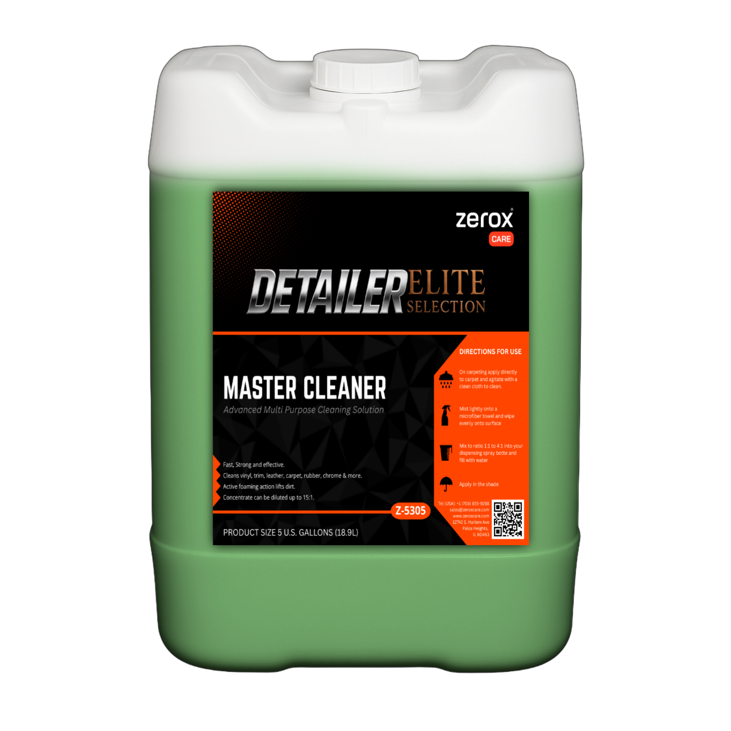 ZeroxCare Master Cleaner 5Gallon - Z5305